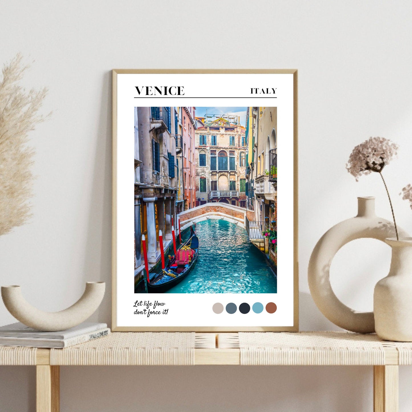 Venice Canal Travel Print