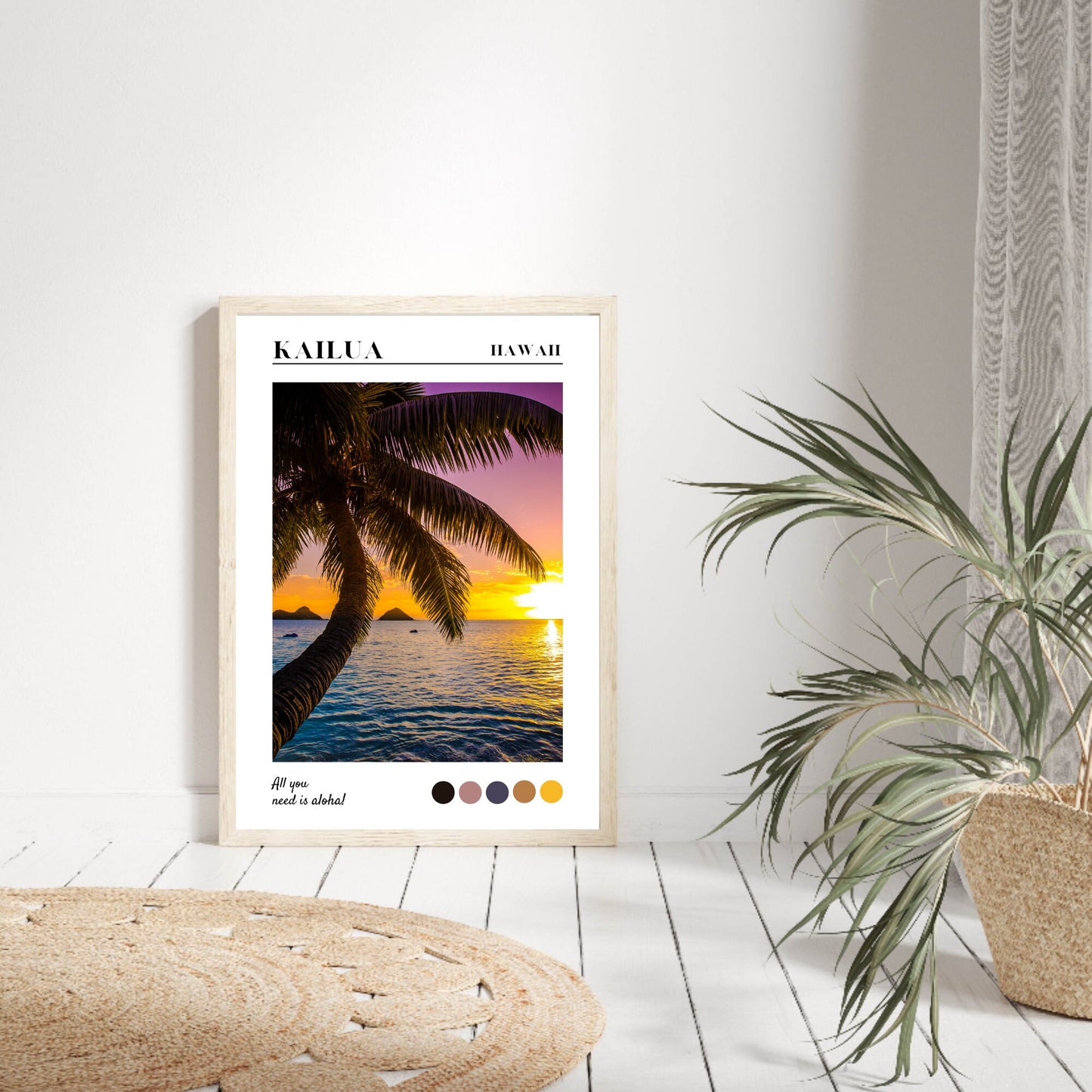 Kailua Hawaii Sunset Print
