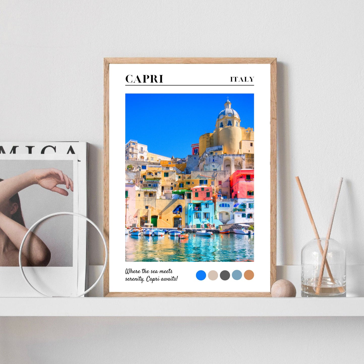 Capri Italy Travel Print