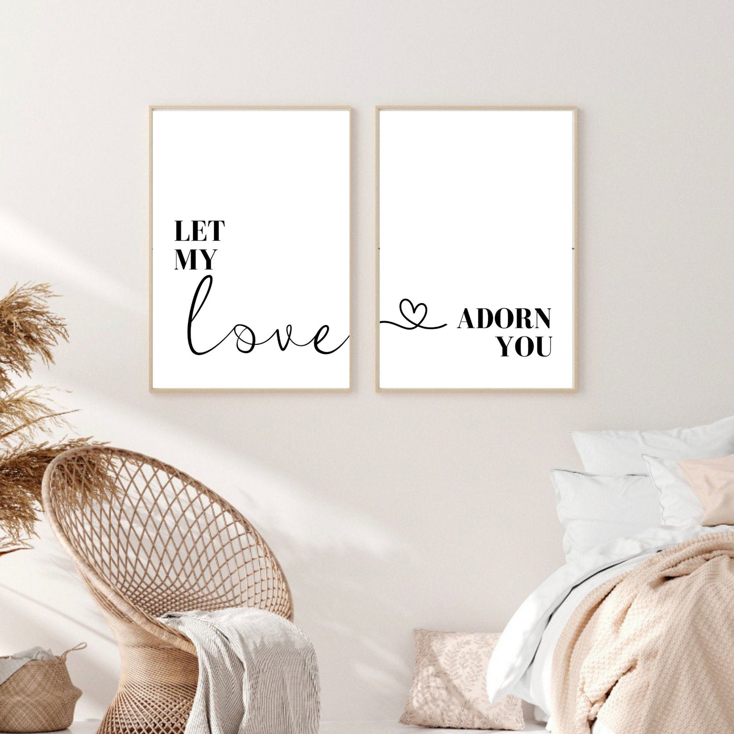 Let My Love Adorn You Set of 2 Prints