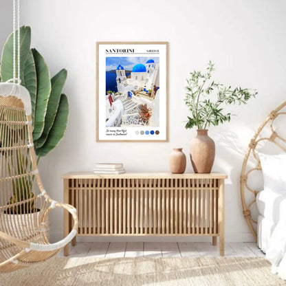 Santorini Greece Travel Print