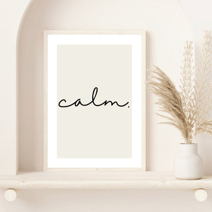 Calm Minimalist Print
