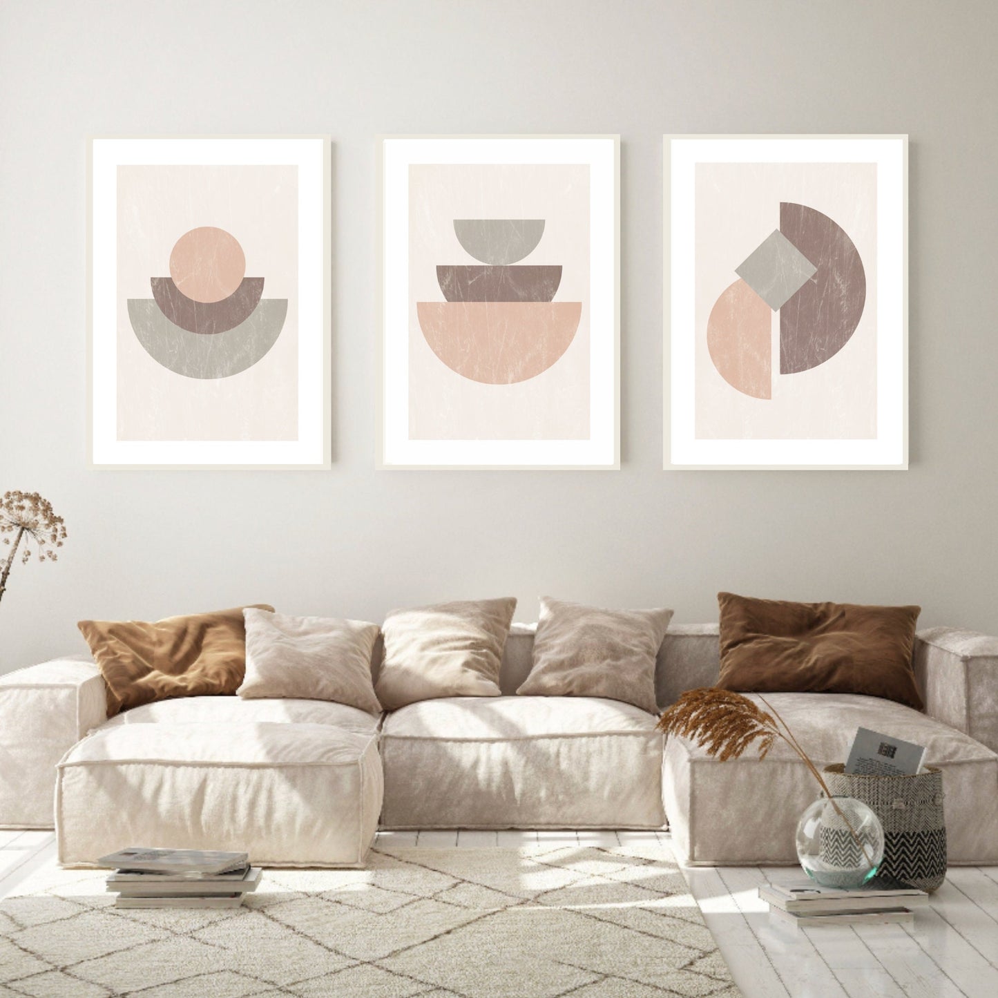 Set of 3 Modern Abstract Art Prints