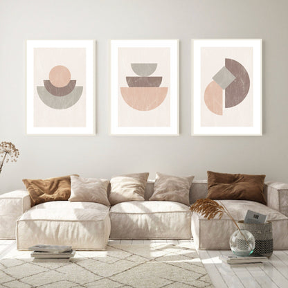 Set of 3 Modern Abstract Art Prints