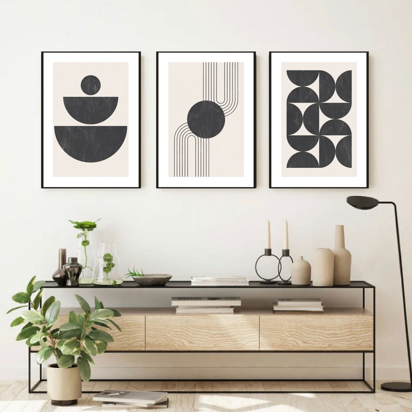 Set Of 3 Abstract Prints