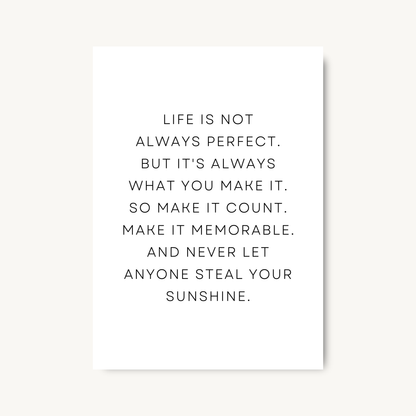 Make It Count Print