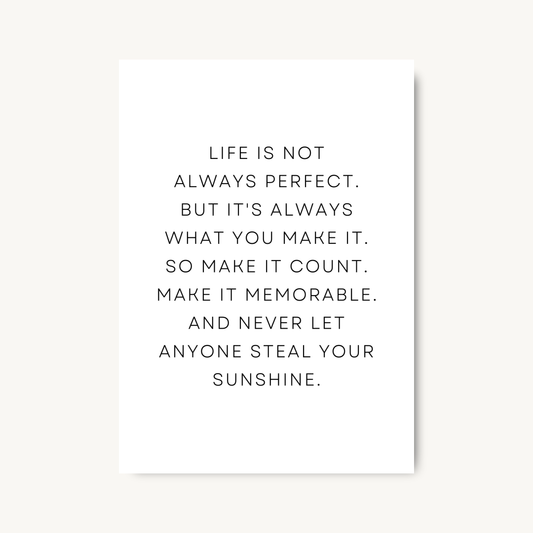 Make It Count Print