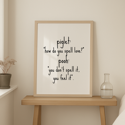 How Do You Spell Love Print