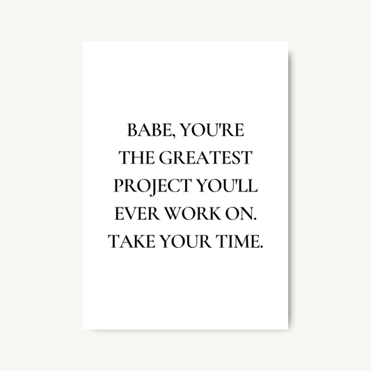 Greatest Project Motivation Print