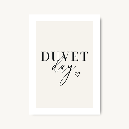 Duvet Day Print