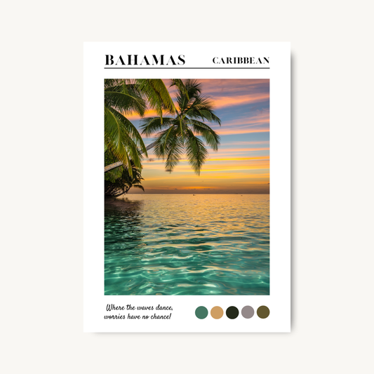 Bahamas Sunset Print