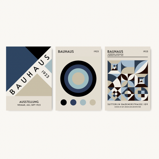 Set Of 3 Bauhaus 1923 Prints