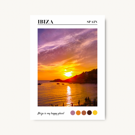 Ibiza Sunset Print