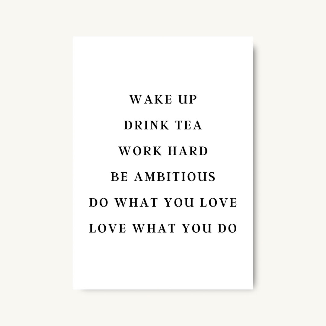 Be Ambitious Print