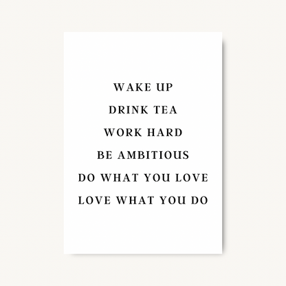 Be Ambitious Print