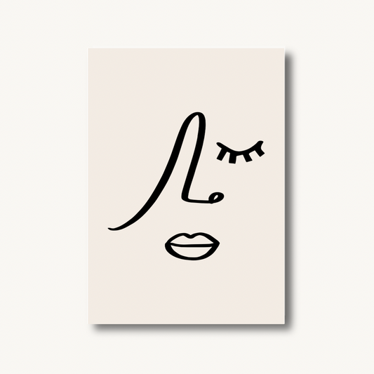 Minimal Line Drawing Print