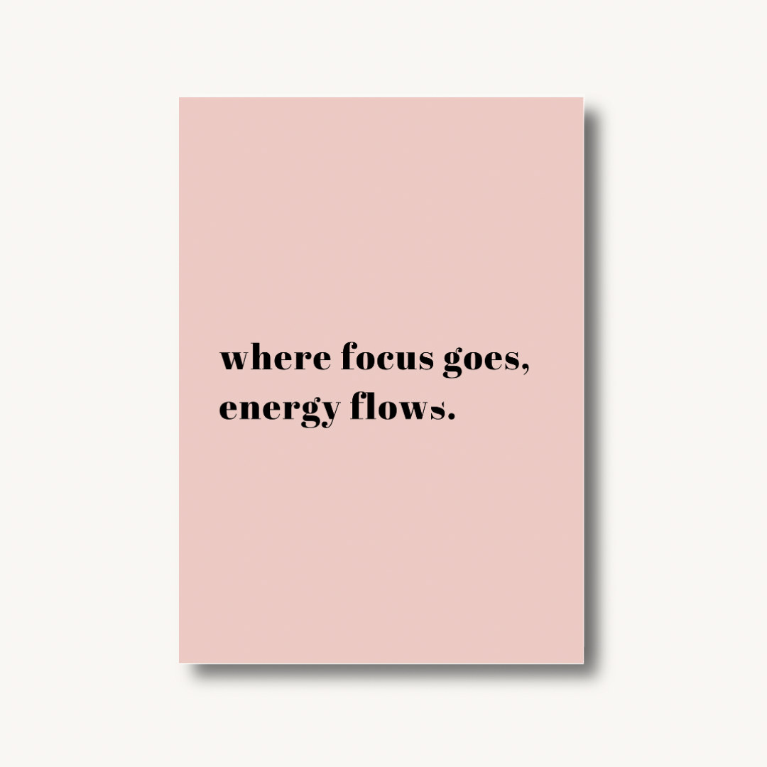 Where Focus Goes Print