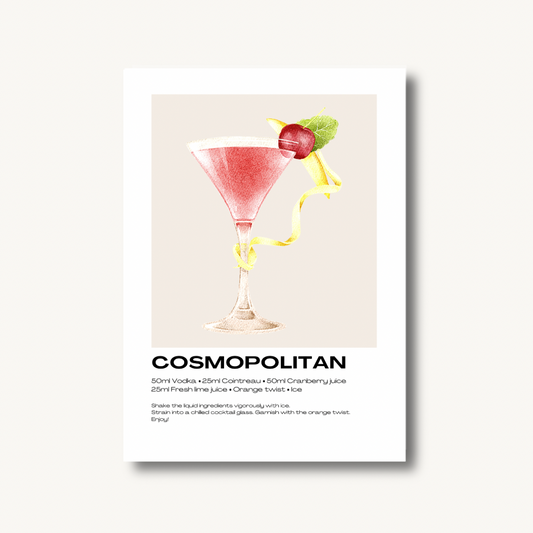 Cosmopolitan Cocktail Print