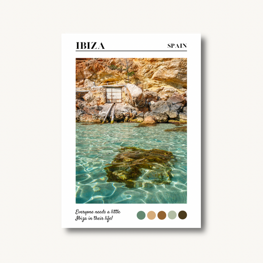 Ibiza Travel Print