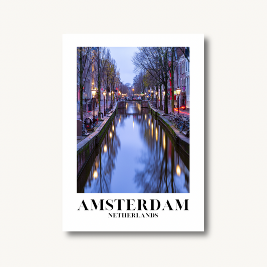 Amsterdam Travel Print