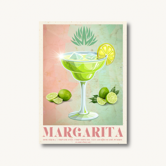 Margarita Cocktail Art Print