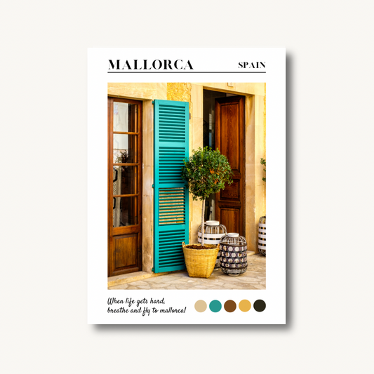 Mallorca Travel Print