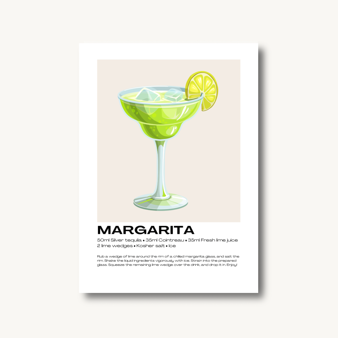 Margarita Cocktail Print