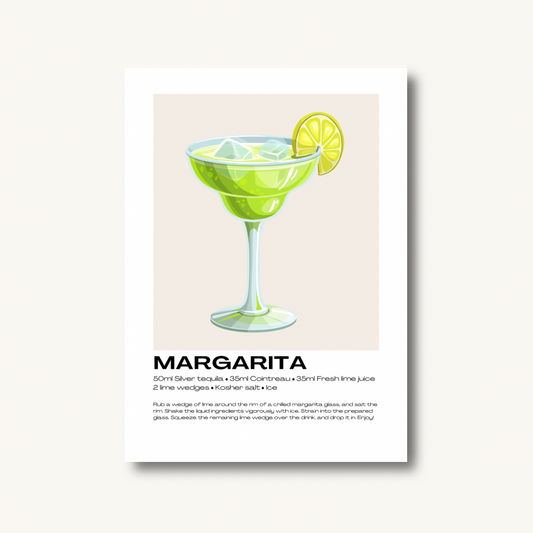 Margarita Cocktail Print