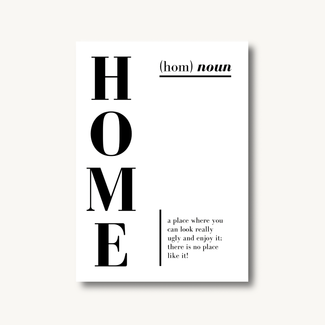 Home Definition Print