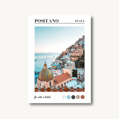 Positano, Italy Travel Print