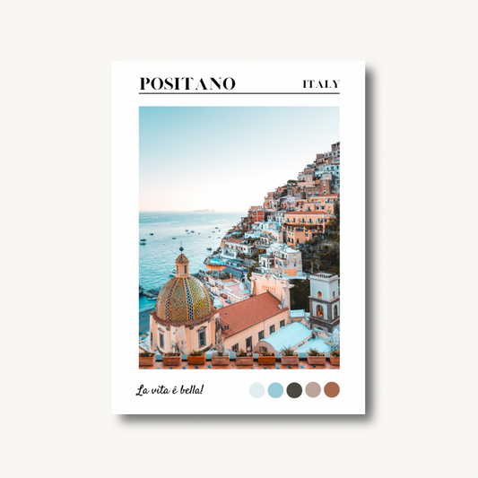 Positano, Italy Travel Print