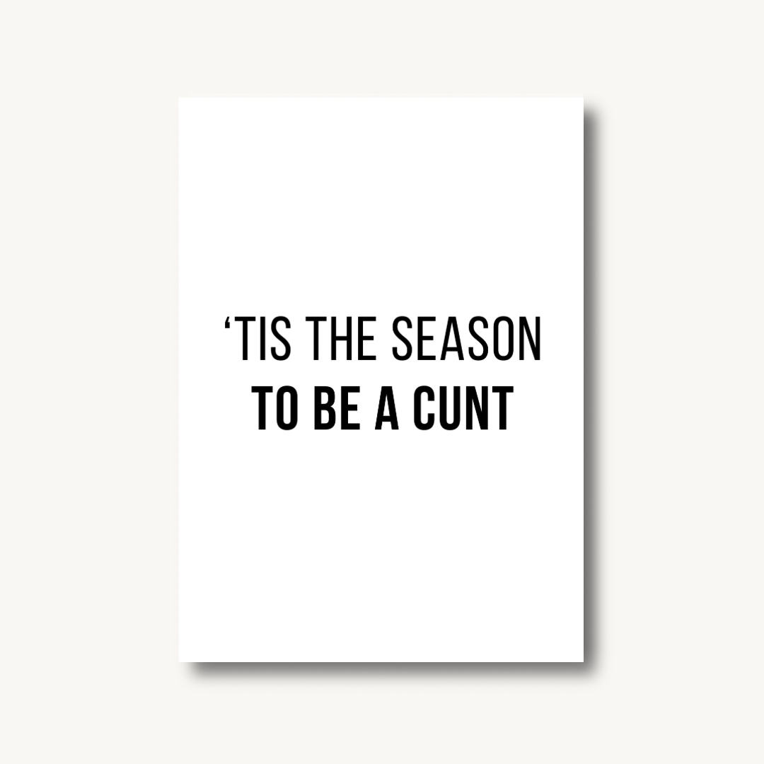 'Tis the Season Christmas Print