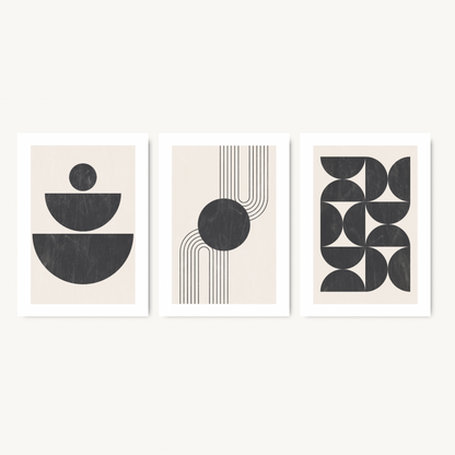 Set Of 3 Abstract Prints