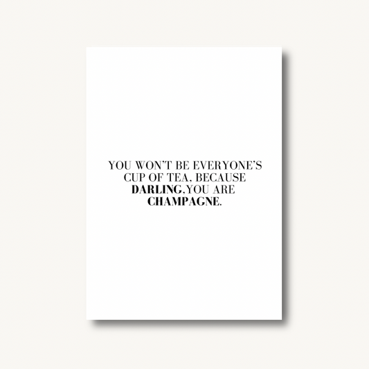 Champagne Energy Print