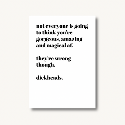 Gorgeous, Amazing & Magical AF Print