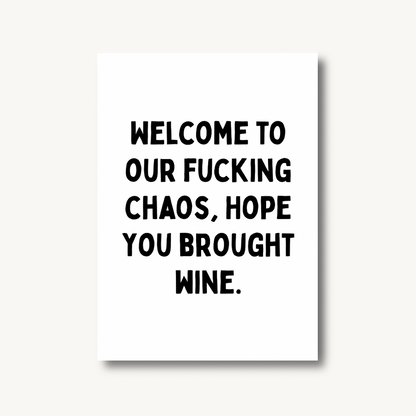 Welcome to The Chaos Print