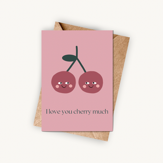 I Love You, A6 Greeting Card