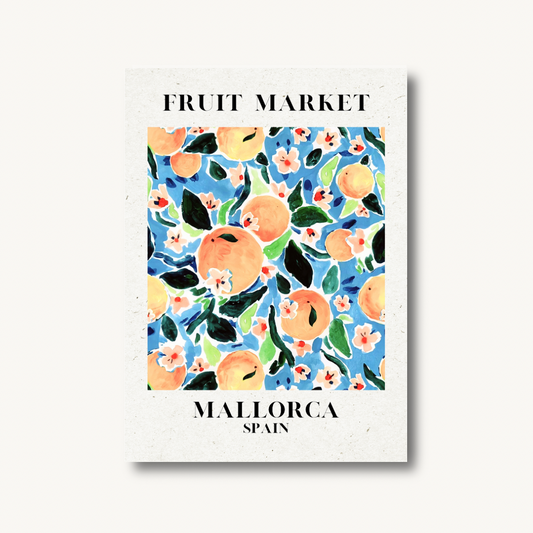 Mallorca Fruit Market Print