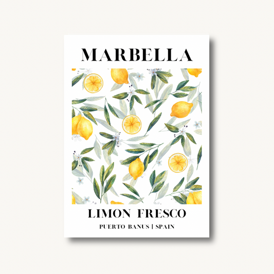 Marbella Fruit Market Print