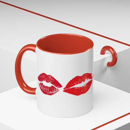 Red Kisses, 11oz Ceramic Mug