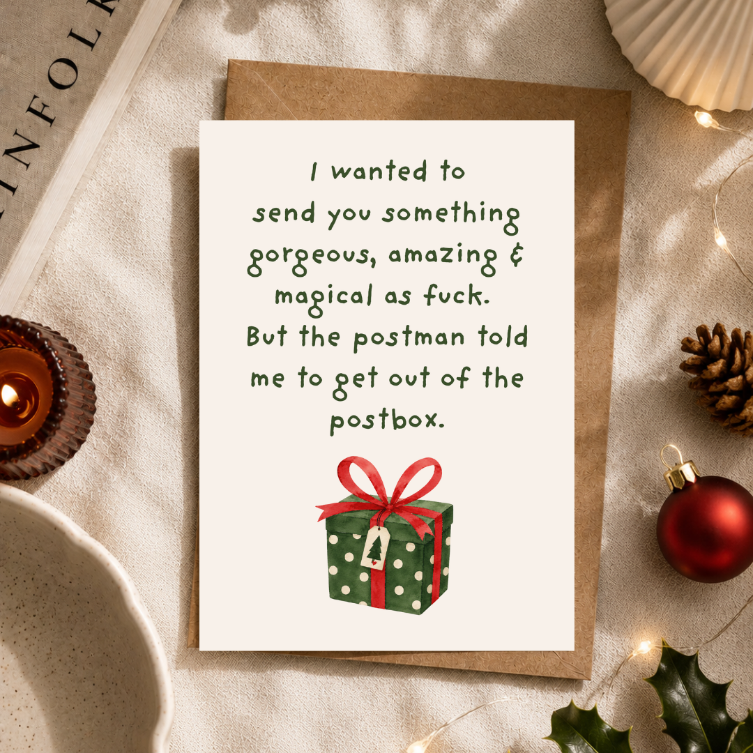 Funny Rude Christmas Card, Magical As F*ck, Adult A5 Christmas Greeting Card