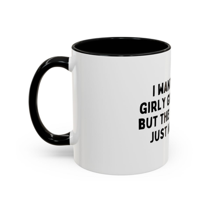 Girly Girl With Attitude, 11oz Ceramic Mug