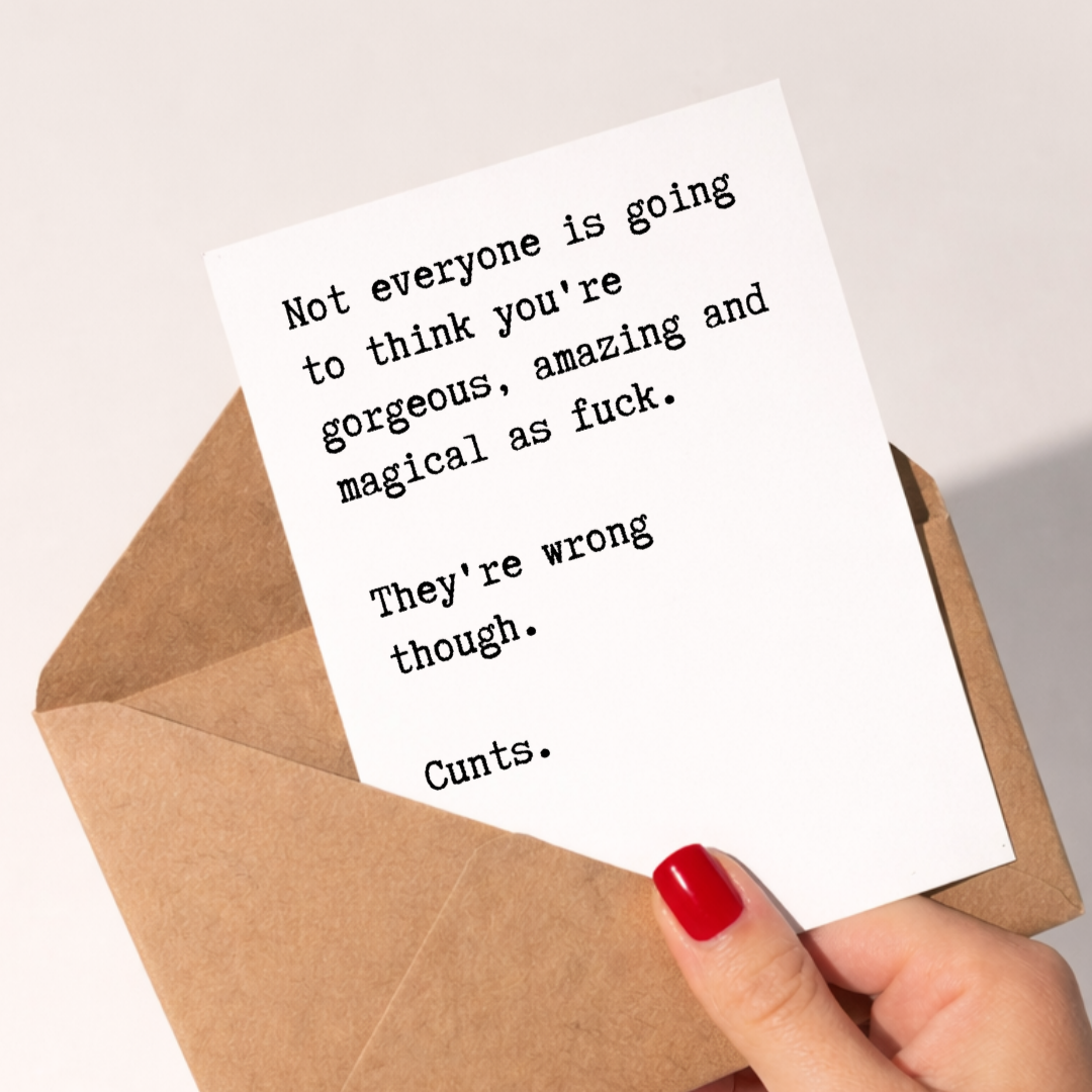 Magical A F*ck, A6 Greeting Card