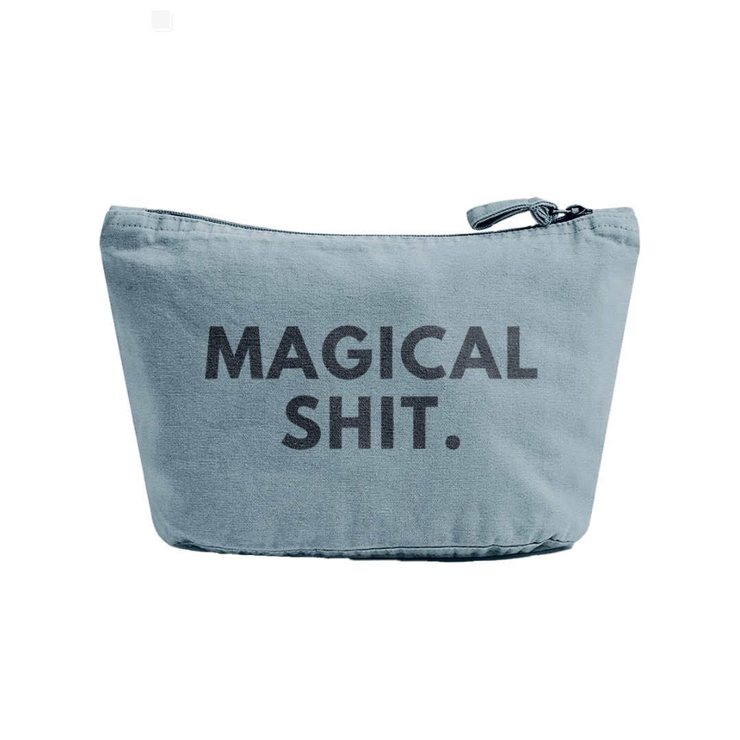 Magical Shit Organic Canvas Makeup Bag