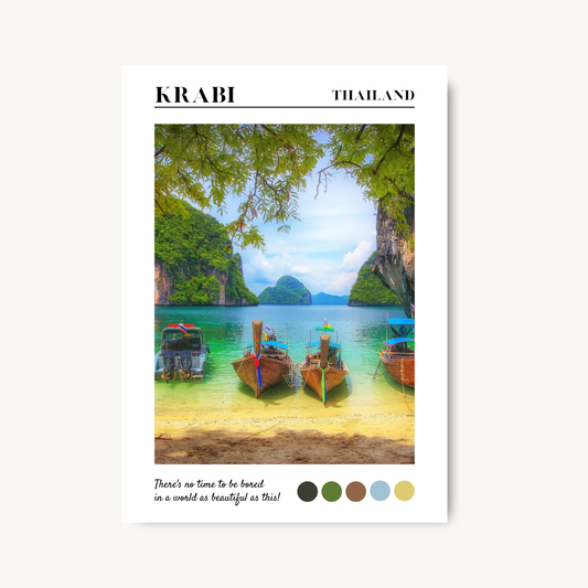Krabi Thailand Print