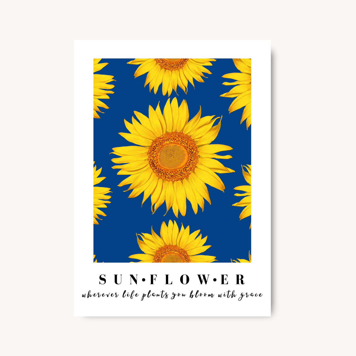 Sunflower Bloom Print