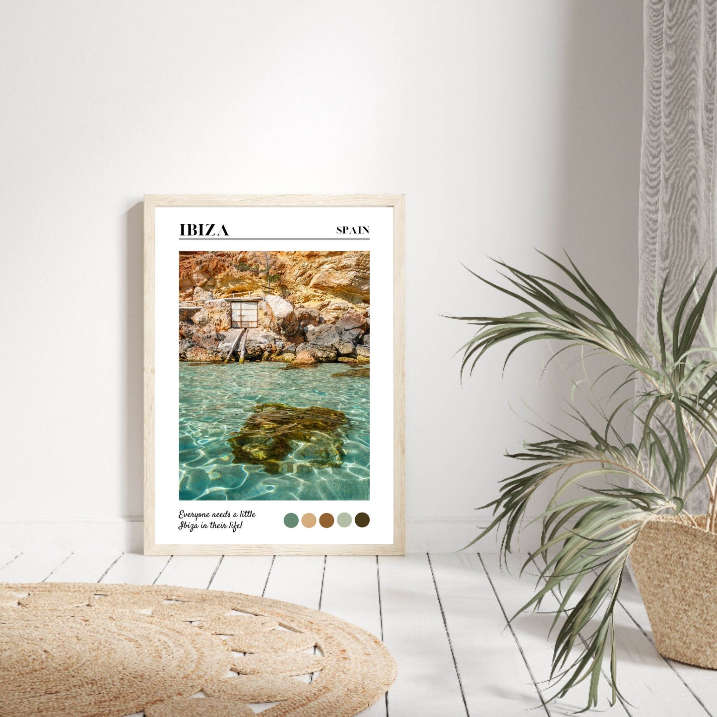 Ibiza Travel Print