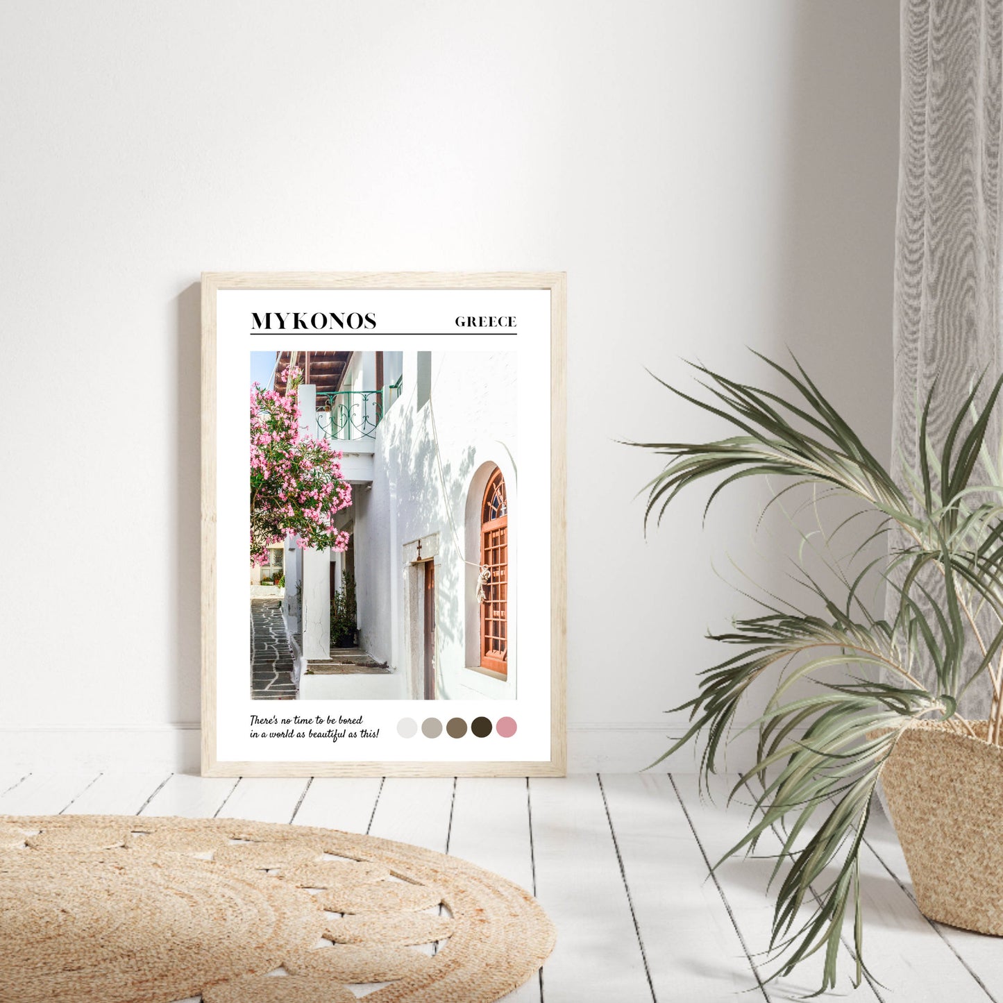 Mykonos, Greece Travel Print