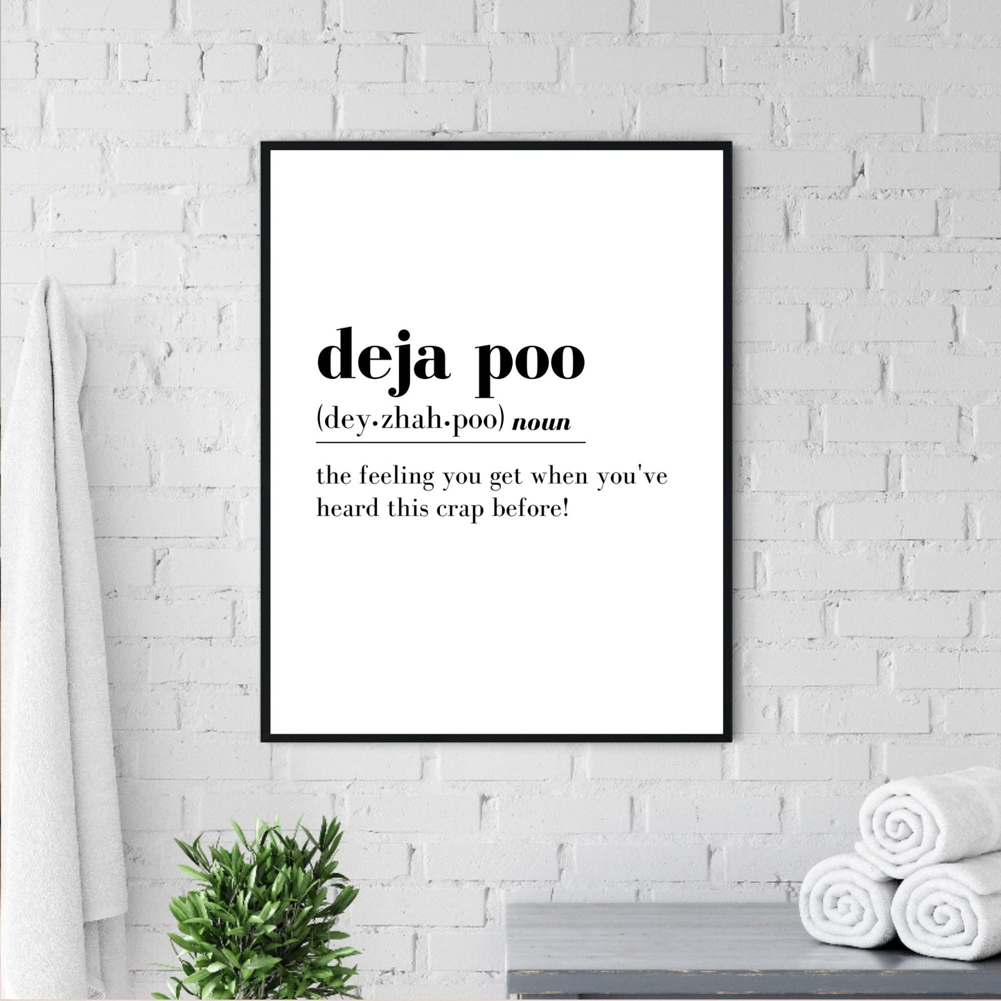 Deja Poo Definition Print