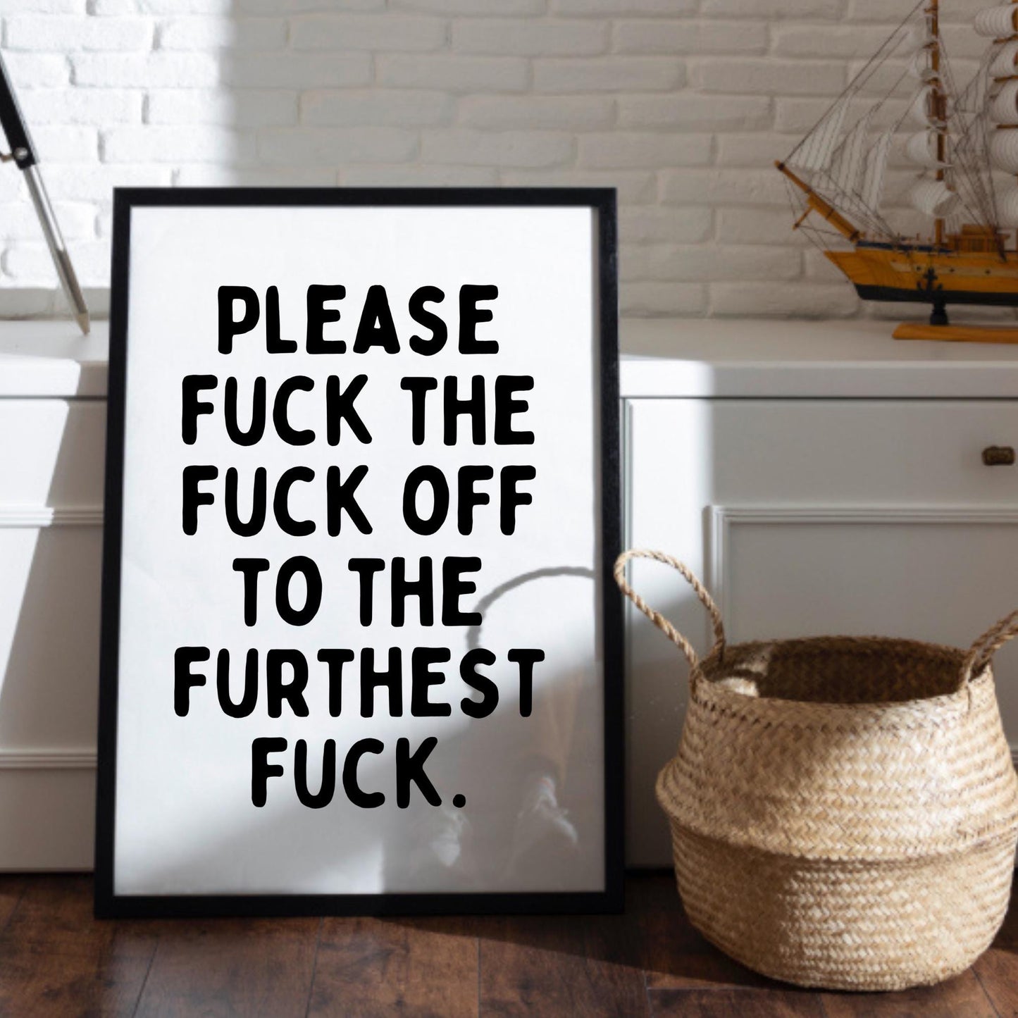 Please F*ck the F*ck Off Print